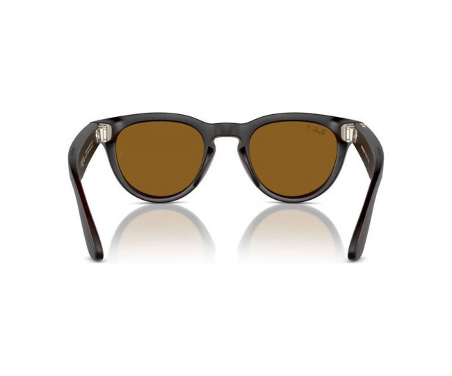 Смарт-очки Ray-Ban Meta Headliner Matte Rebel Black Frame/Brown Lenses (RW4009 675483 50-23)